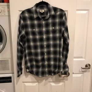Club Monaco - Plaid Casual Shirt, Size: Sm